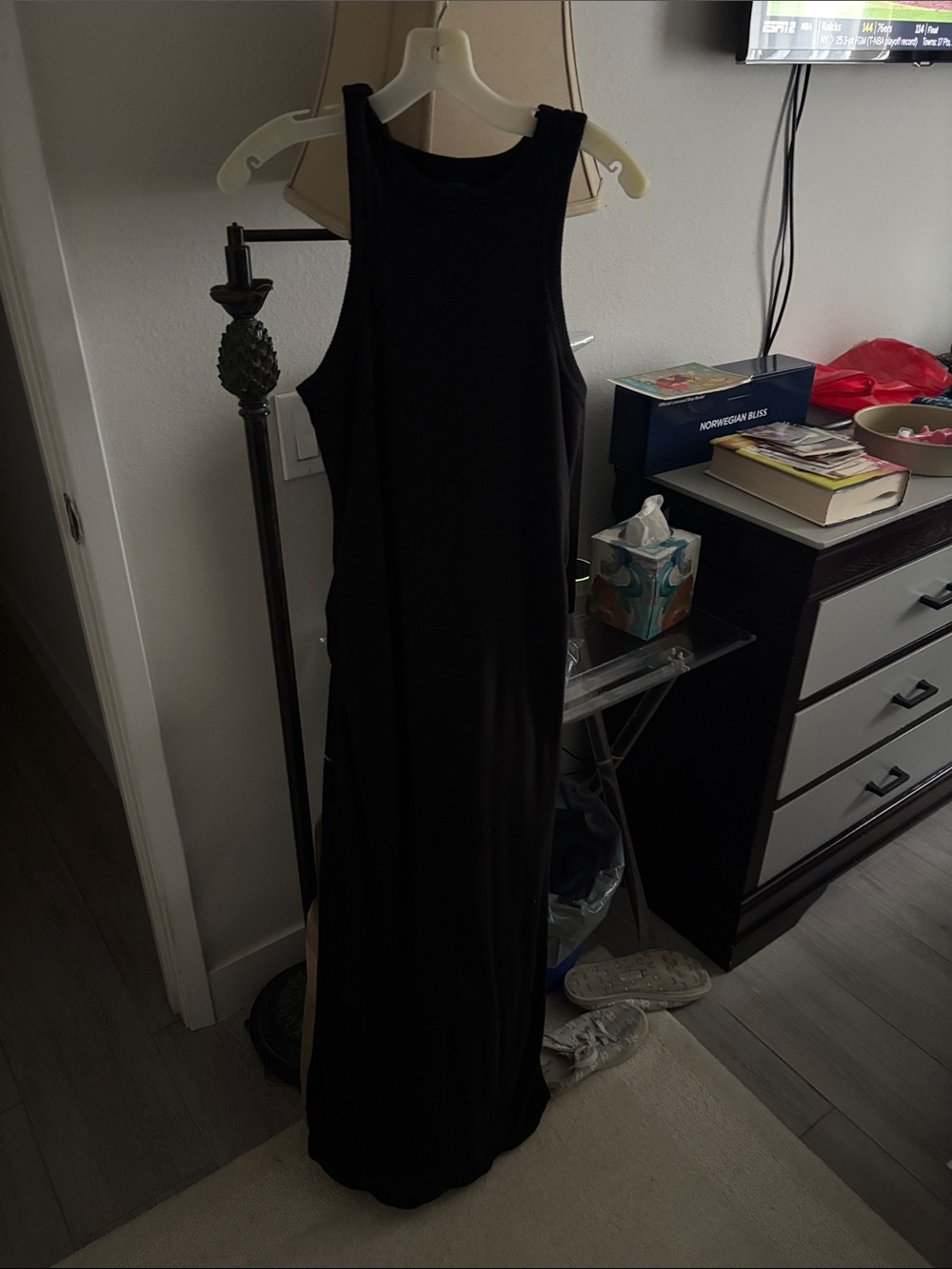Old Navy Black Sleeveless Maxi Dress